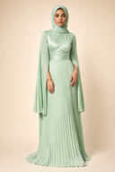 Saffira - Mint Green — hijab styling, front master