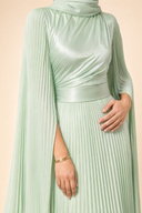 Saffira - Mint Green — hijab styling, waist jewelry hero