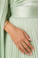 Saffira - Mint Green — hijab styling, macro fabric detail