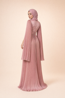 Saffira - Rose — hijab styling, three quarter back