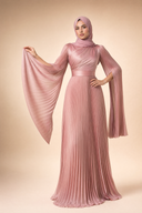 Saffira - Rose — hijab styling, editorial power pose