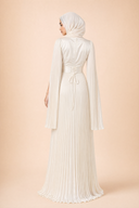 Saffira - White — hijab styling, back master