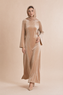 Camille - Beige — hijab styling, skirt motion