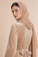 Camille - Beige — hijab styling, bust profile portrait
