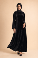 Camille - Black — hijab styling, skirt motion