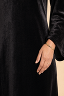 Camille - Black — hijab styling, macro fabric detail