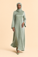 Camille - Light Green — hijab styling, skirt motion