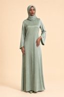 Camille - Light Green — hijab styling, quiet editorial