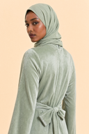 Camille - Light Green — hijab styling, bust profile portrait