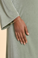 Camille - Light Green — hijab styling, macro fabric detail