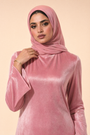 Camille - Pink — hijab styling, bodice closeup