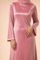 Camille - Pink — hijab styling, waist jewelry hero