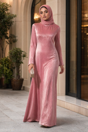 Camille - Pink — hijab styling, walking lifestyle