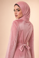 Camille - Pink — hijab styling, bust profile portrait