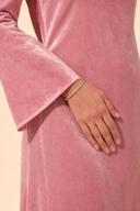 Camille - Pink — hijab styling, macro fabric detail