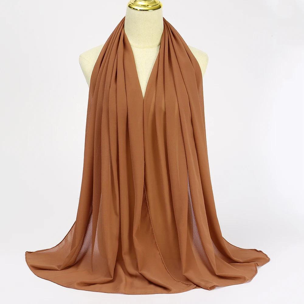 Chiffon Hijab ESPRESSO