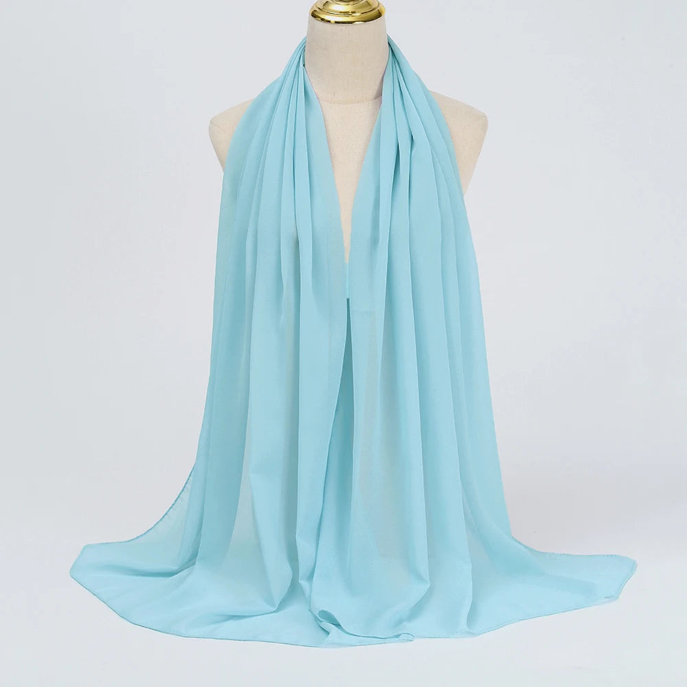 Chiffon Hijab LIGHT BLUE