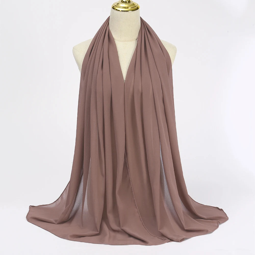 Chiffon Hijab LIGHT BROWN