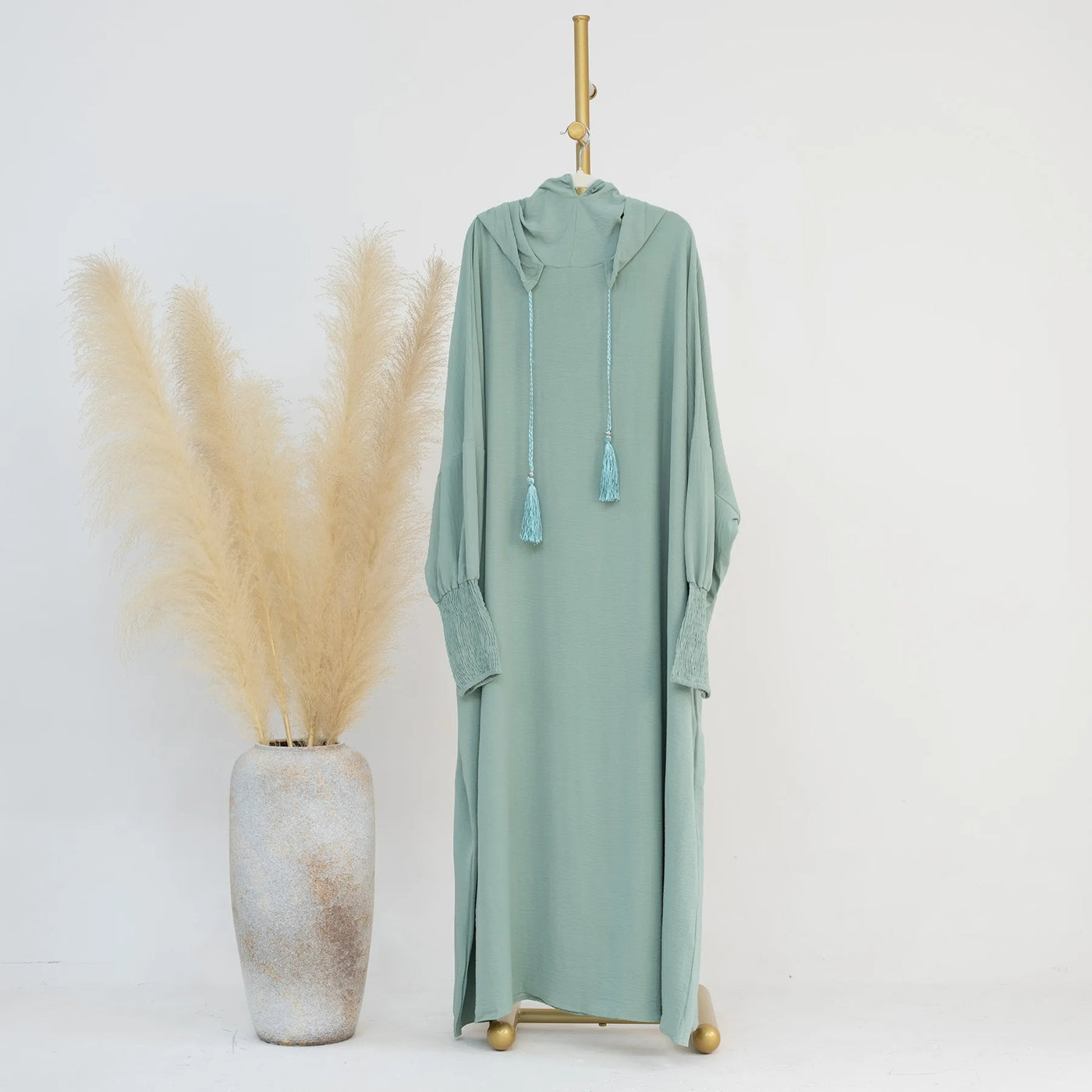 Modest Dress with Integrated Hijab