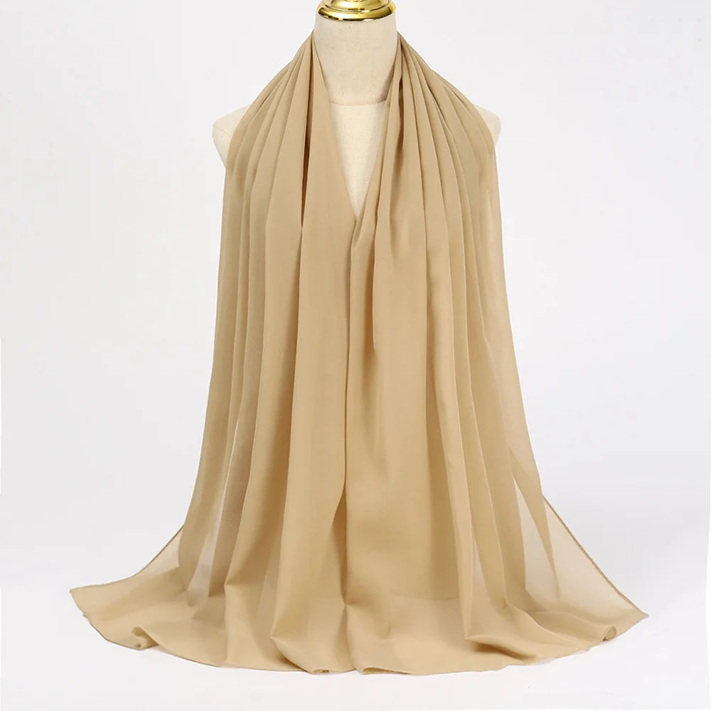 Chiffon Hijab LIGHT KHAKI