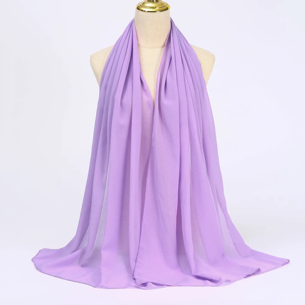 Chiffon Hijab LIGHT PURPLE