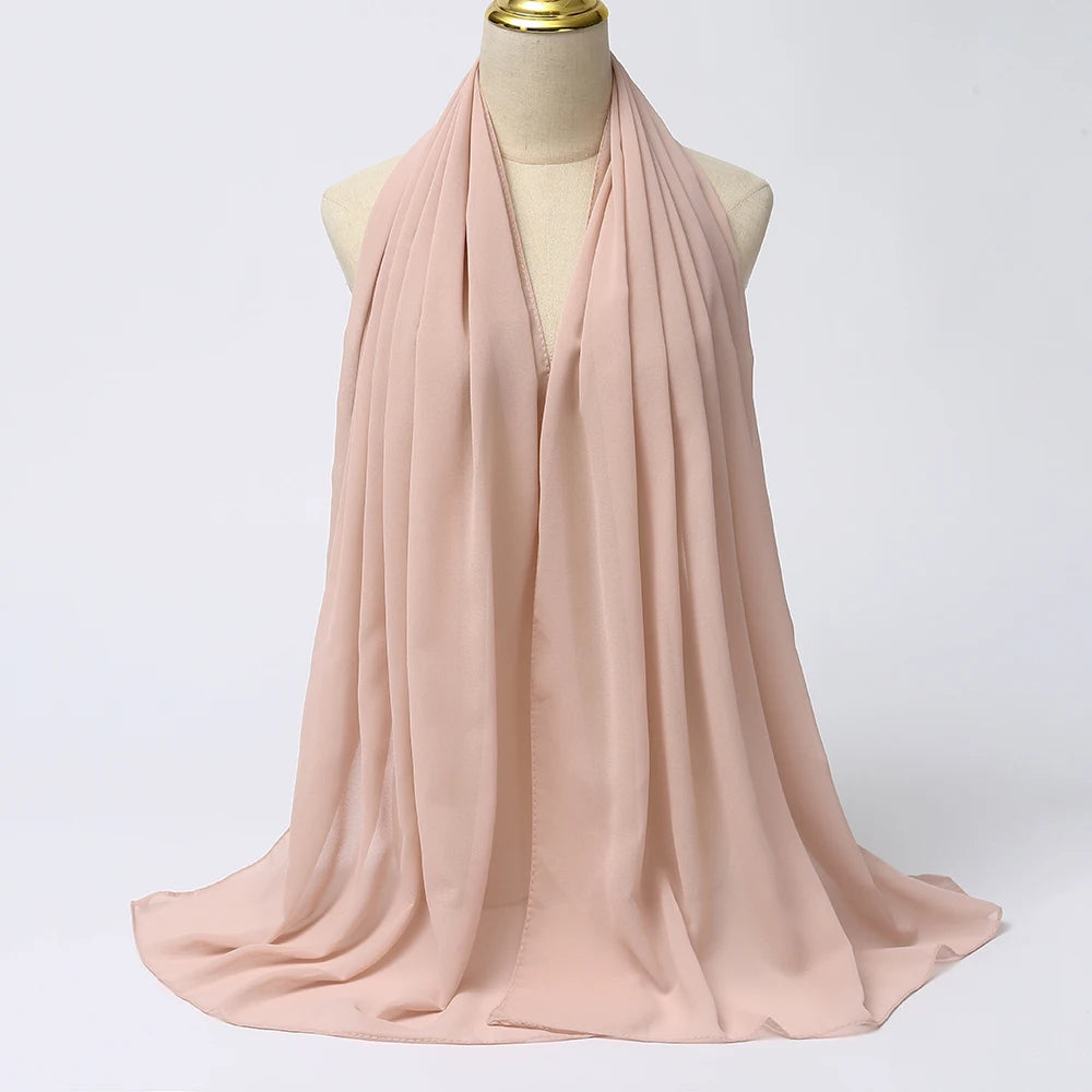 Chiffon Hijab MILK PINK