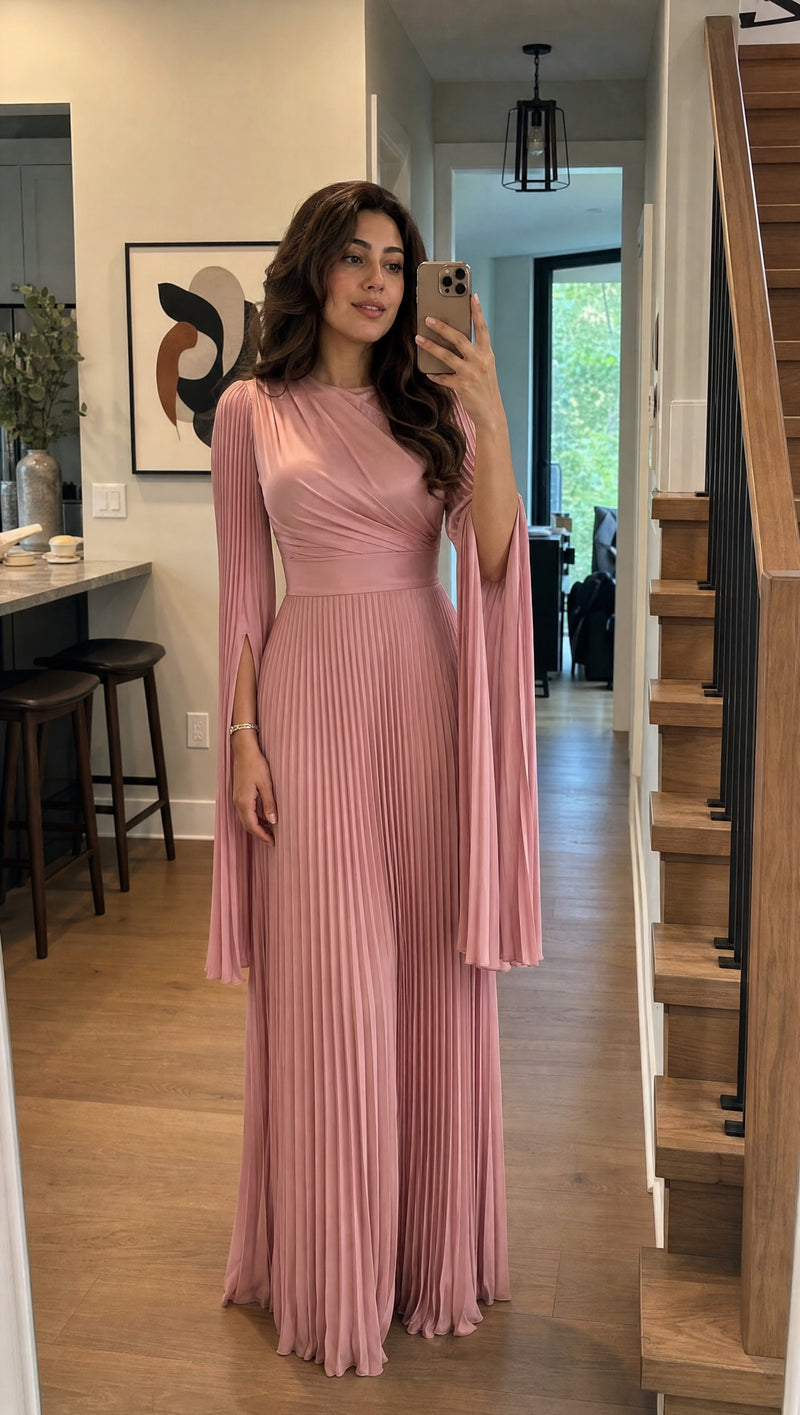 Pleated Rose — nonhijab front