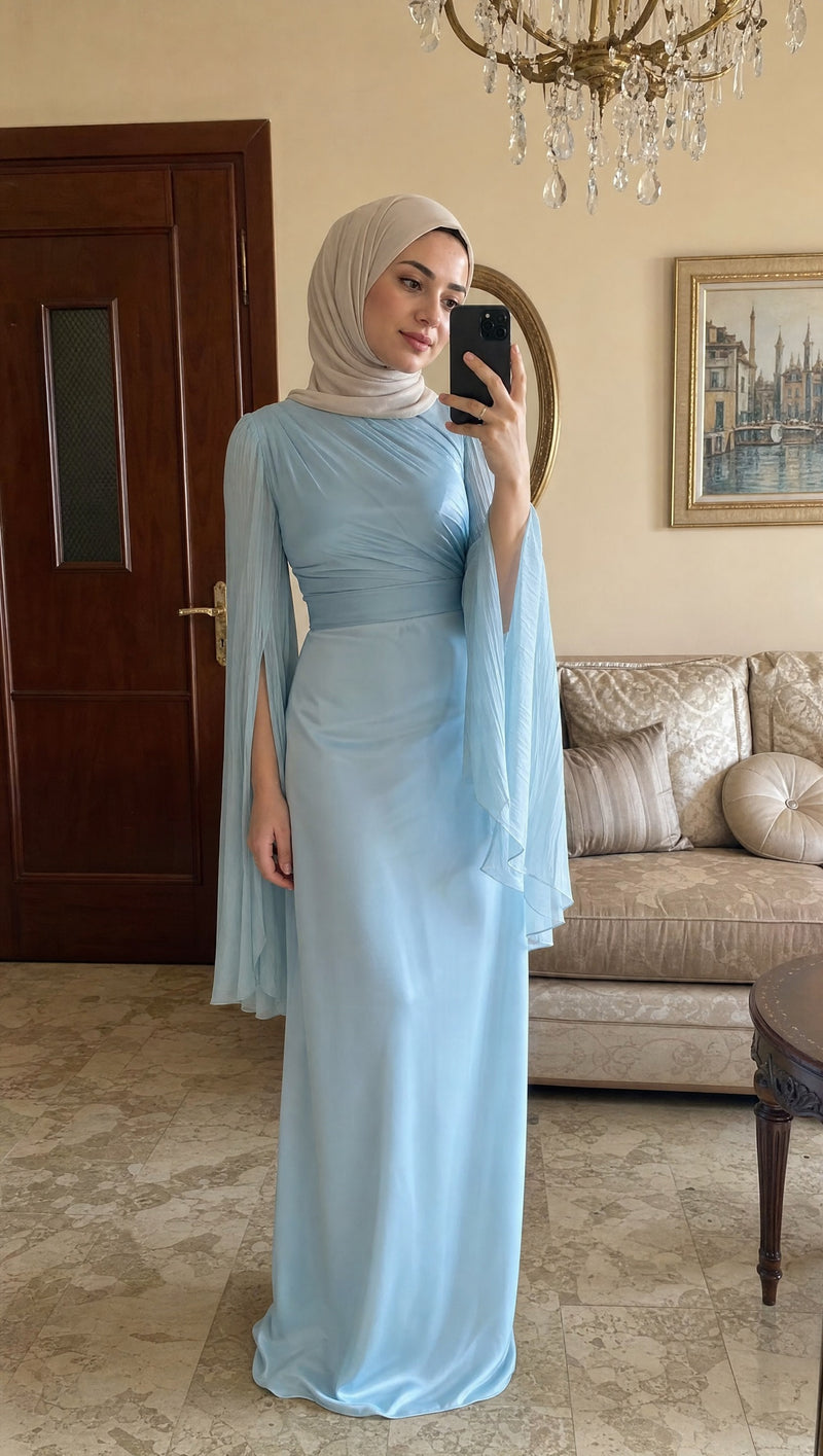 Luxe Aquatic — hijab front