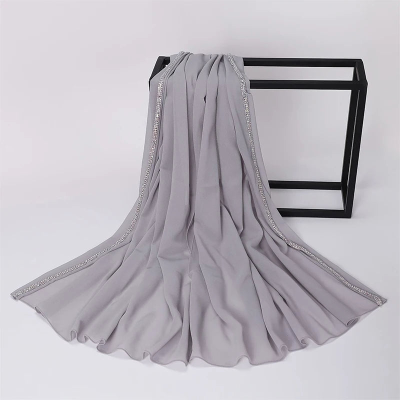 Diamond Chiffon LIGHT GREY