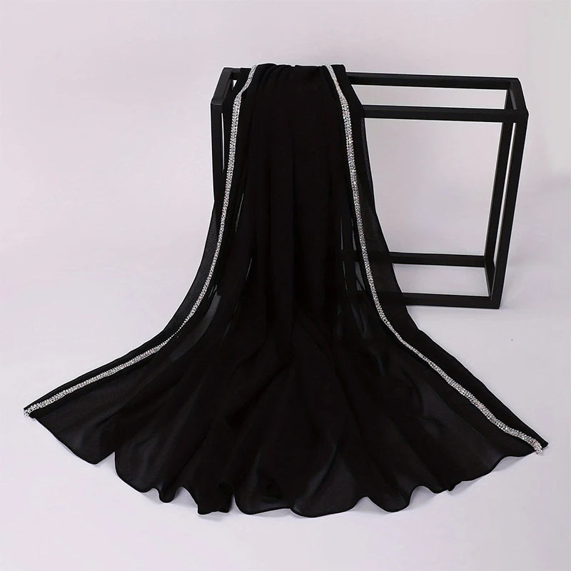 Diamond Chiffon BLACK