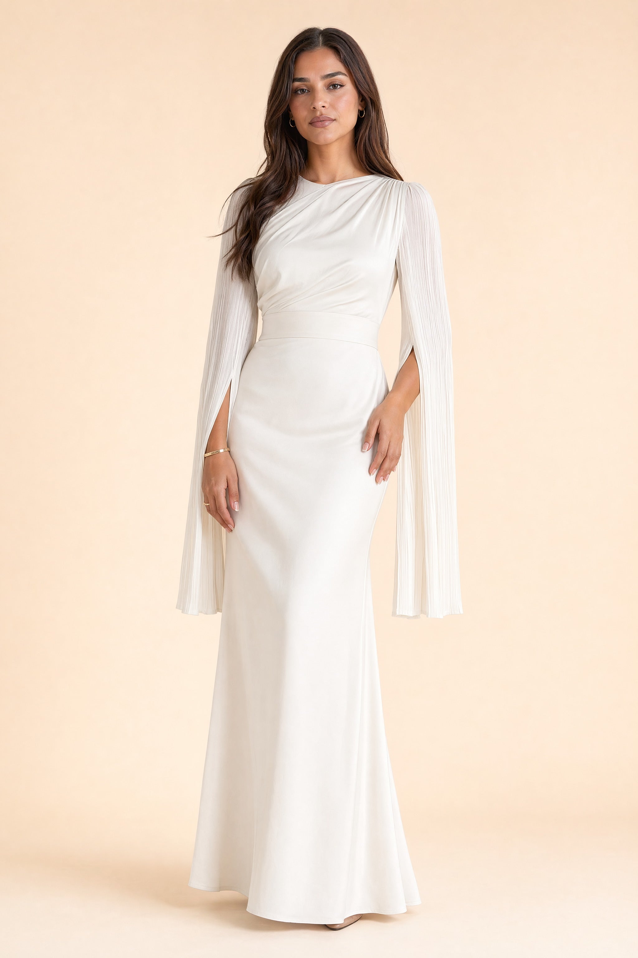 Modest Luxe Satin Gowns - Formal Evening Wear | Mystic Modesty