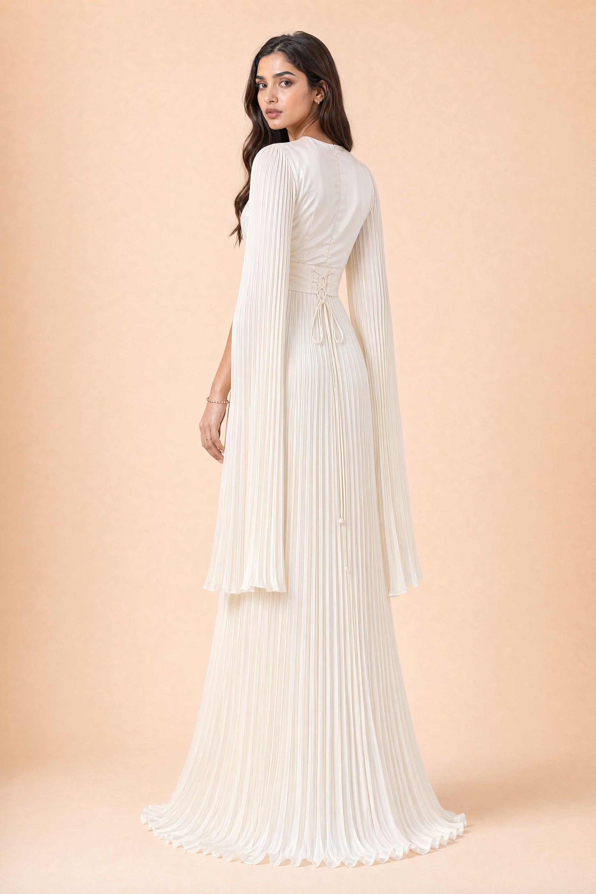 Saffira - White — Modest evening gown by Mystic Modesty