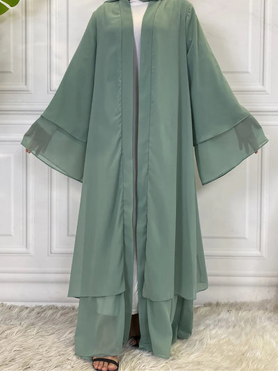 Breezy Chiffon Kimono with Wide Sleeves