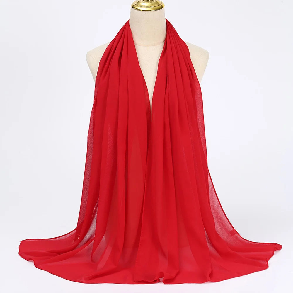 Chiffon Hijab RED