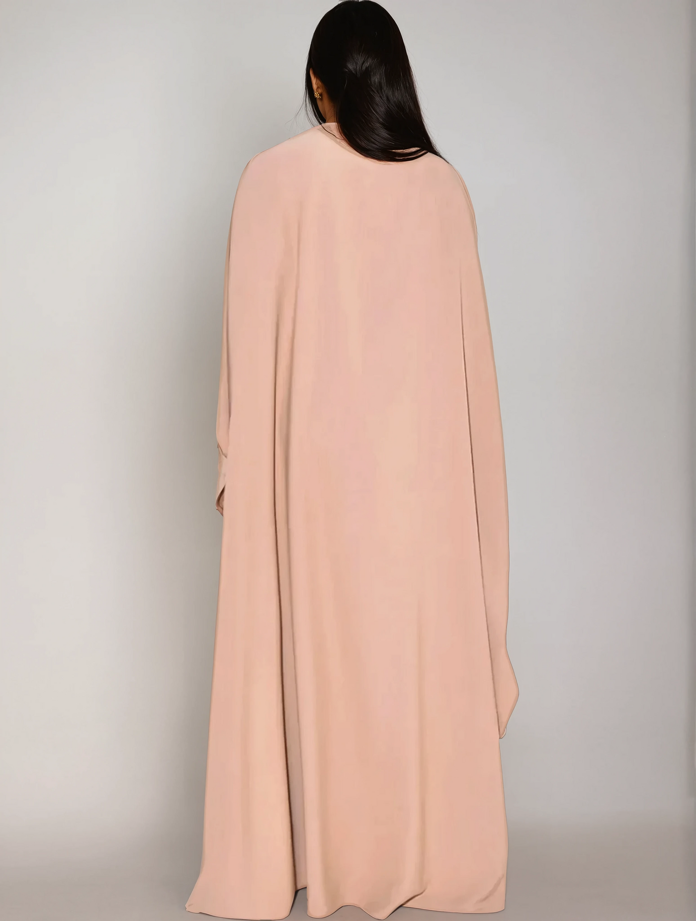 Modest Batwing Sleeve Maxi Dress