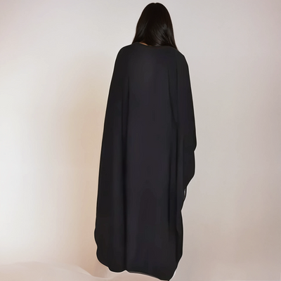 Modest Batwing Sleeve Maxi Dress