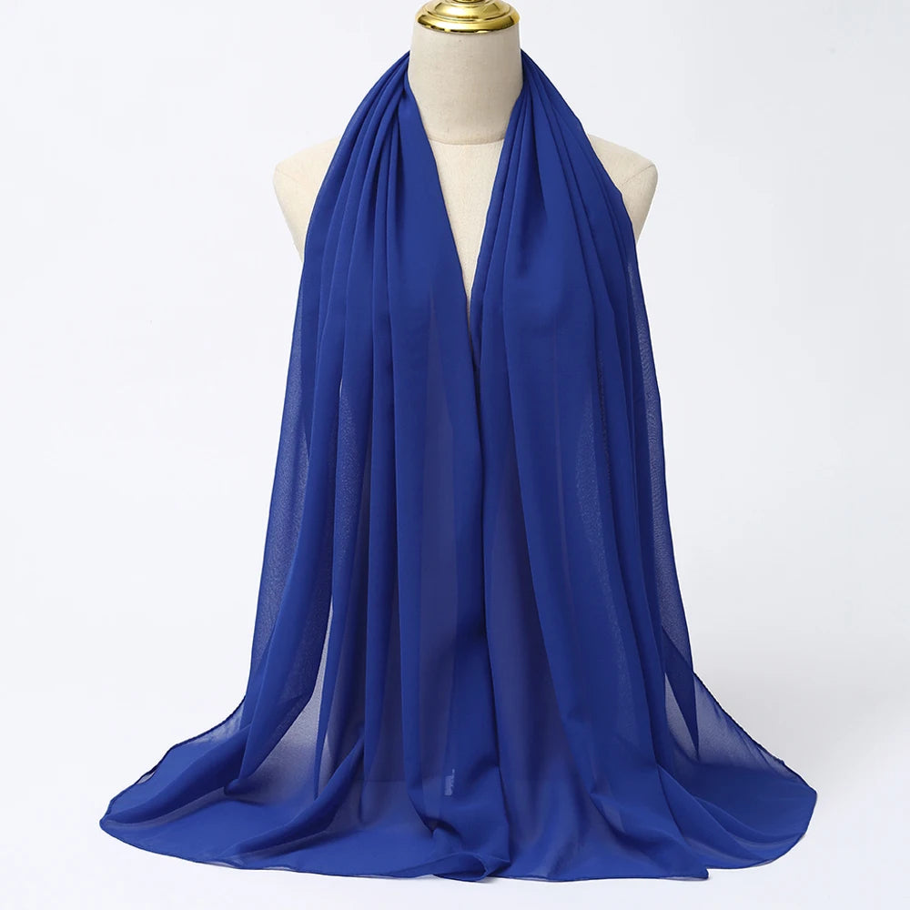 Chiffon Hijab ROYAL BLUE