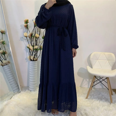 Polka Grace Abaya Dress