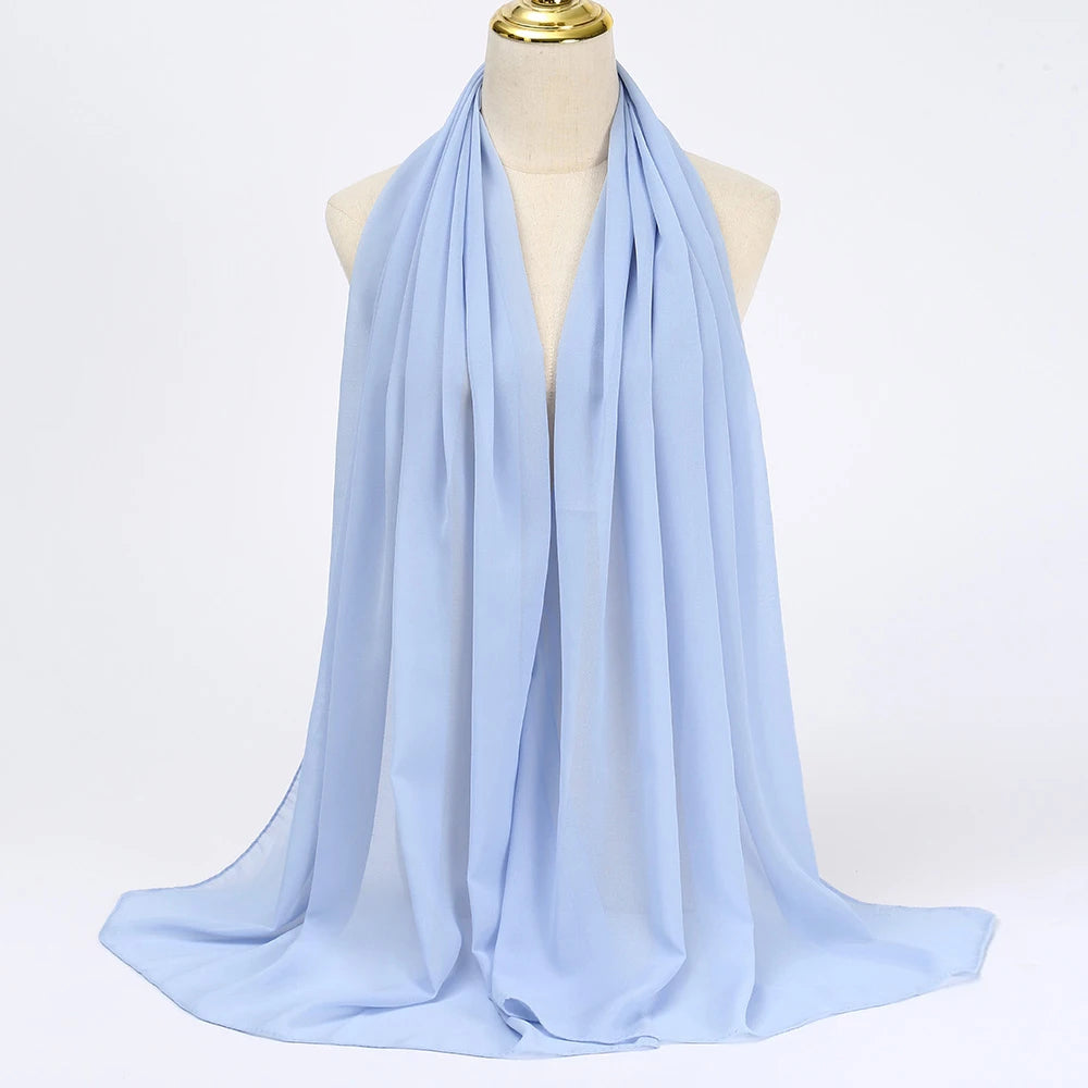 Chiffon Hijab SKY BLUE