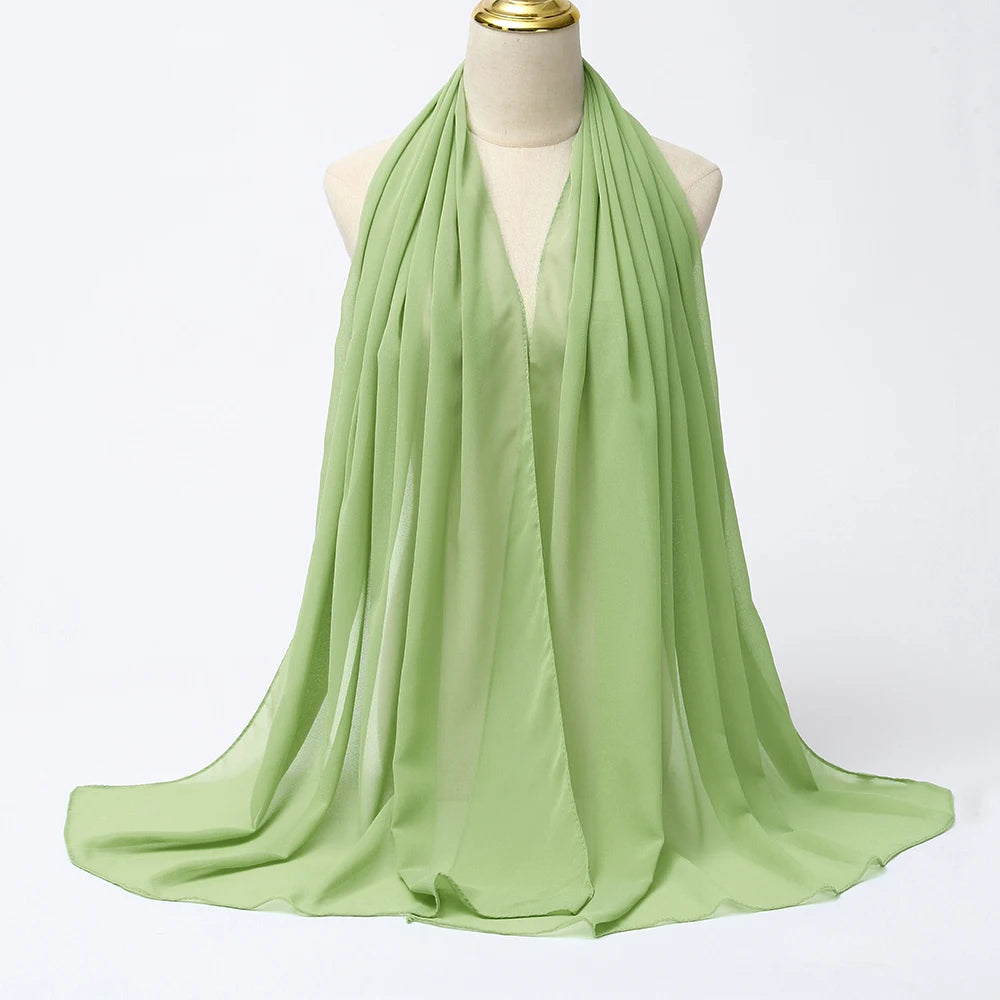 Chiffon Hijab SWAMP GREEN