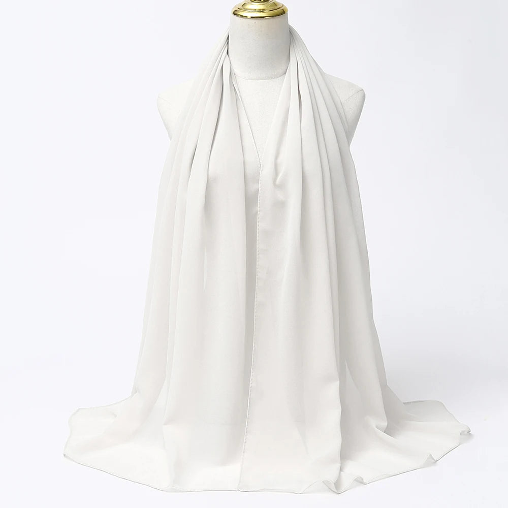 Chiffon Hijab WHITE